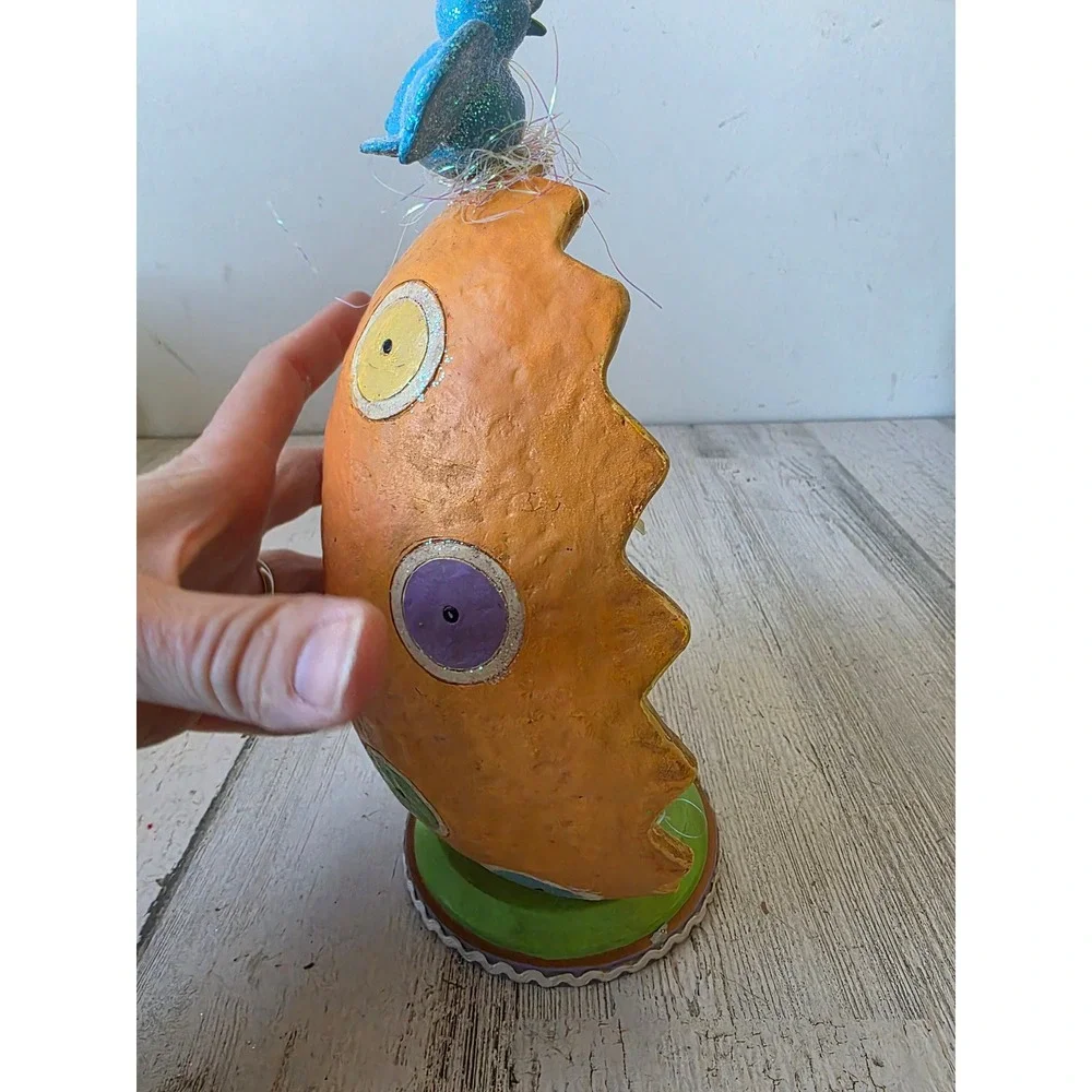 larkspur silvestri tweedle beau Easter egg bird glitter statue figurine spring‎